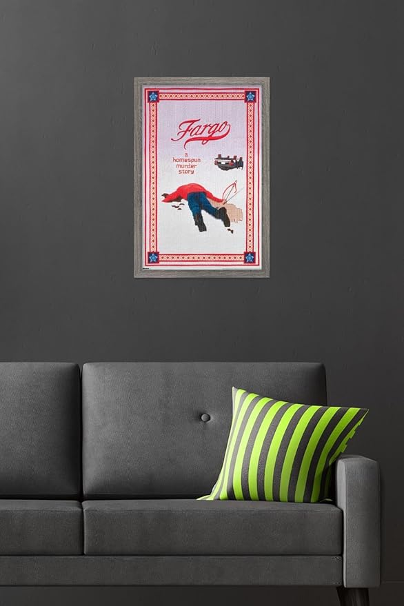 Fargo (1996) - One Sheet Wall Poster, 22.4L" x 14.7W", Barnwood Framed Version