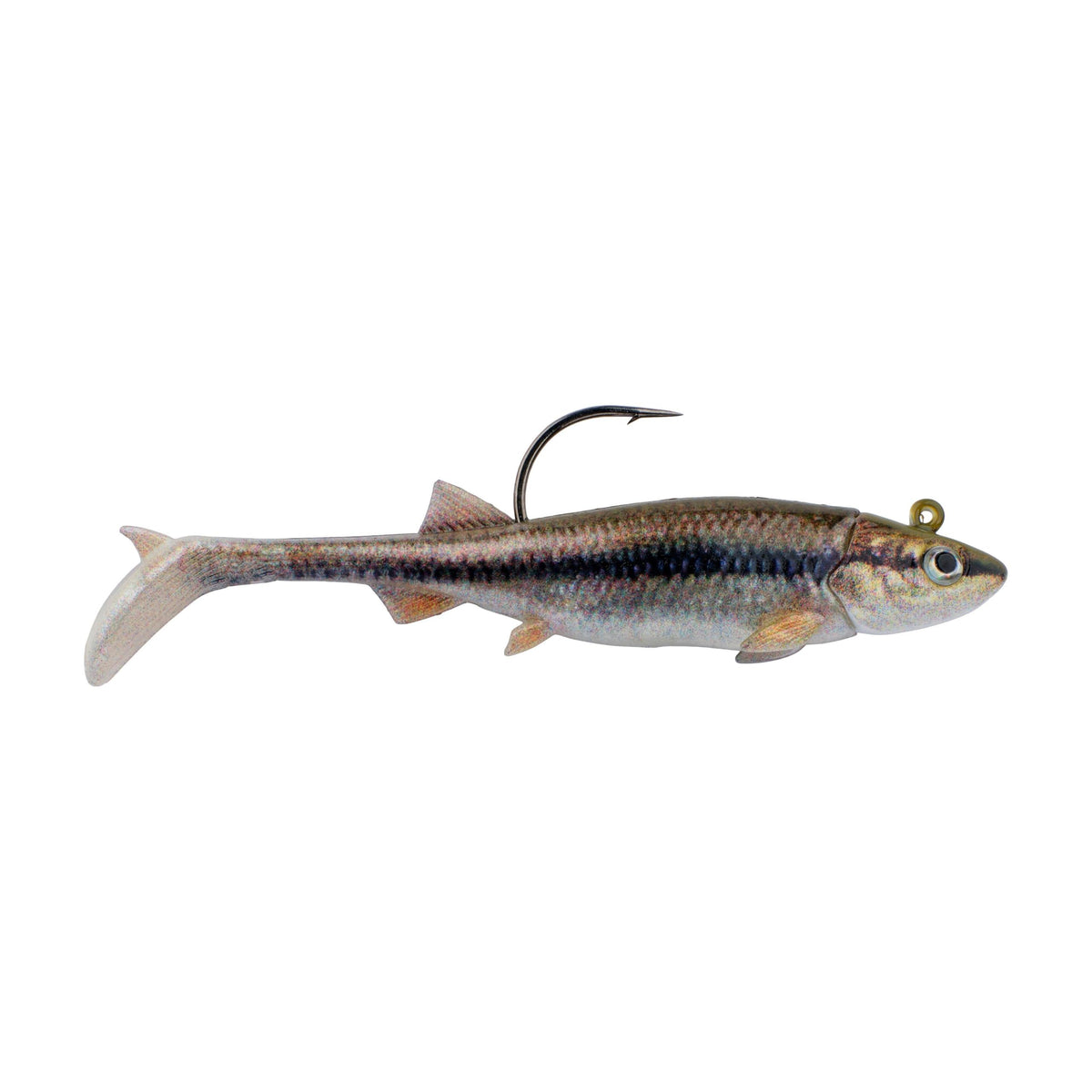 Berkley PowerBait Pre-Rigged Minnotator Fishing Bait, HD Blacknose Shiner, 3.5 in, Irresistible Scent & Flavor, Realistic Profile, Ready-to-Fish, Ideal for Bass, Crappie, Pike and More