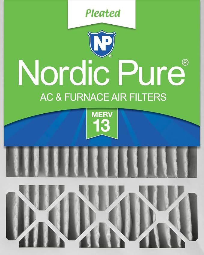 Nordic Pure 16x25x5 Honeywell/Lennox Replacement MERV 13 Air Filter 1 Pack