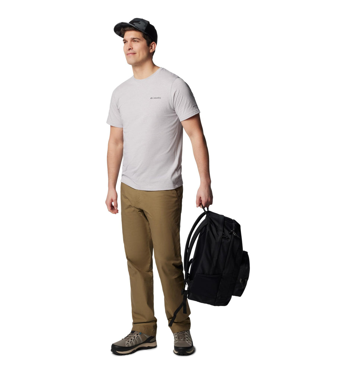 Columbia Mens Thistletown Hills Short Sleeve T-Shirt, Columbia Grey Heather, XX-Large