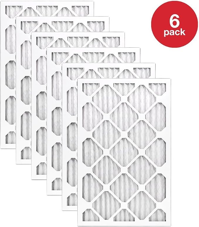14x20x1 Air Filter ALLERGY MERV 11 6 Pack of Pleated Furnace Filters