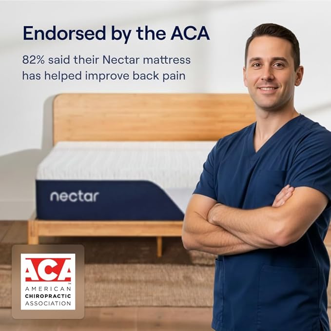 Nectar Luxe Hybrid 14” Full Mattress - Medium Firm - Memory Foam & Innerspring Coils - Cooling Fibers - 3” Pressure Relief Layer - Mattress in a Box - 365-Night Trial & Forever Warranty