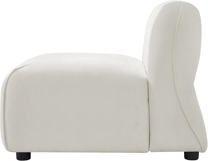 Christopher Knight Home Milio Modern Accent Chair with Ottoman Foot Rest, Wooden Frame Club Chair and Ottoman, Comfy Living Room Lounge Chair with Coffee Table, Single Sofa and Footstools, Beige