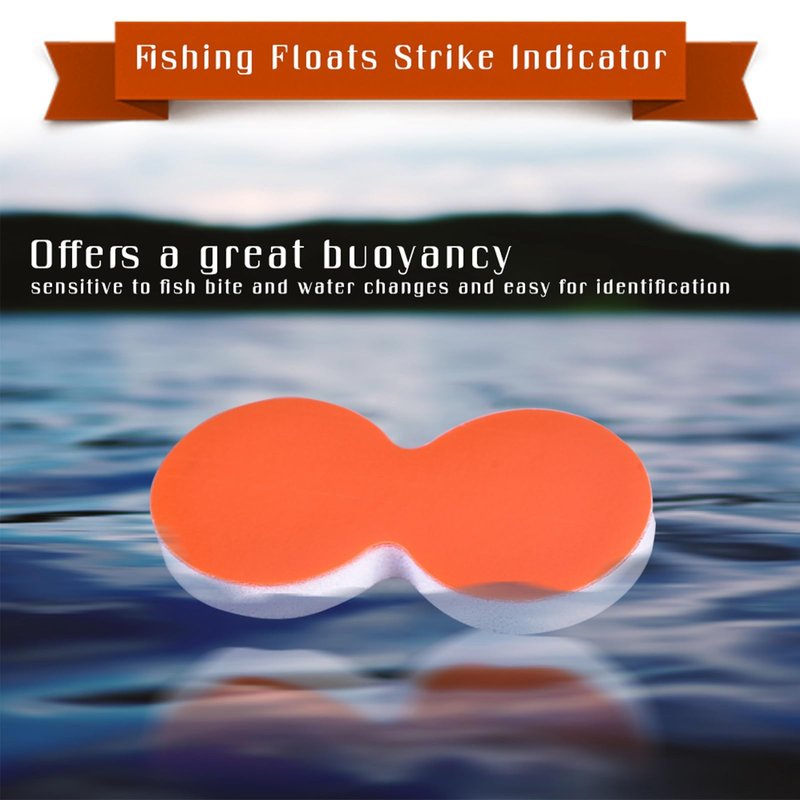 Cunyuer Strike Indicators Fly Fishing, 24 PCS EVA Fly Fishing Floats, Pinch-on-Floats Trout Floats Fly Fishing Accessories
