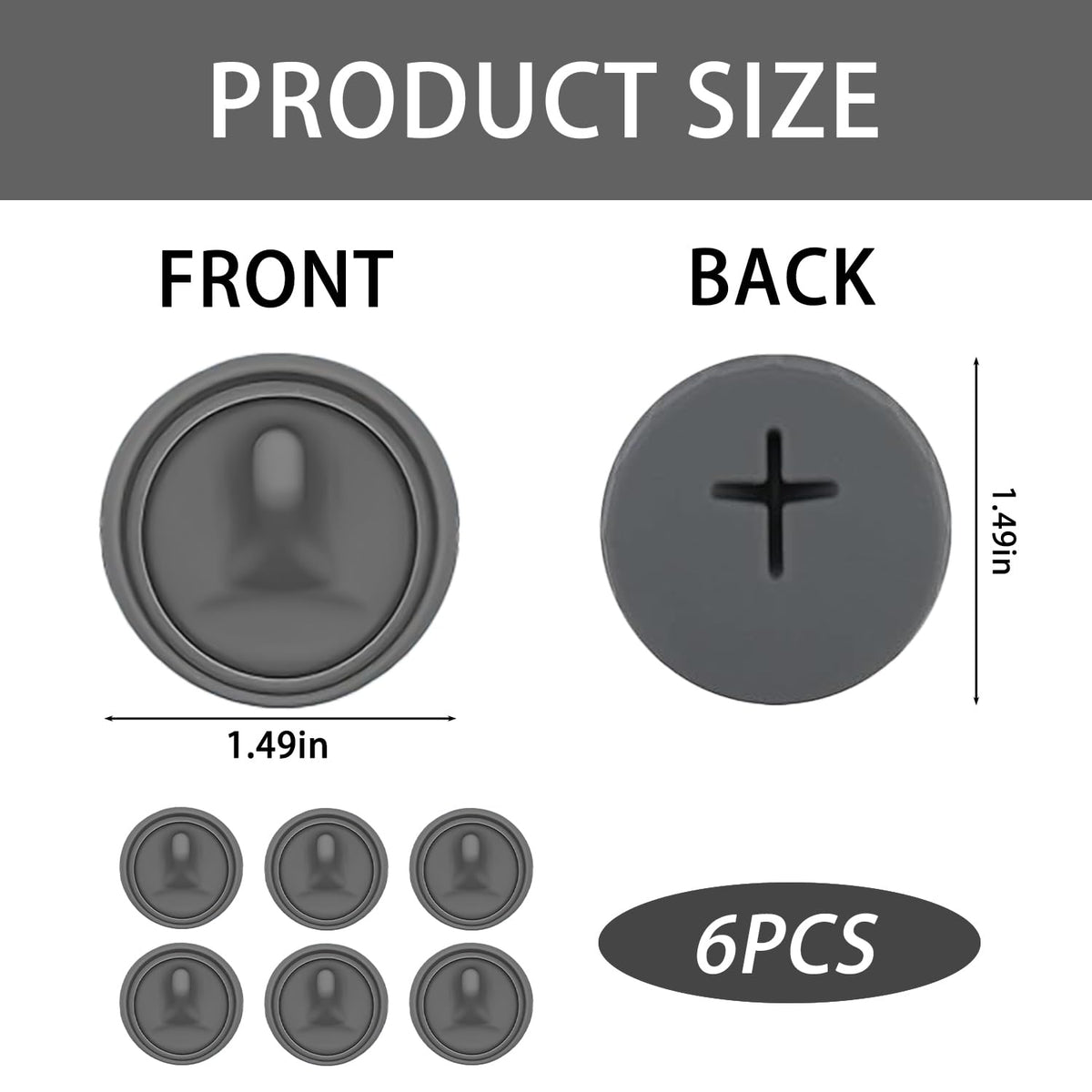 NebkDask 6Pack Replacement Stopper Compatible with Owala FreeSip Sway 30oz 40oz, Leakproof Silicone Stopper and Gasket Rings Set for Owala FreeSip Sway Water Bottles