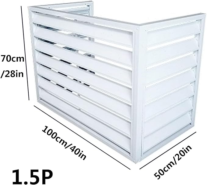 Outdoor air conditioning fence, outdoor air conditioning hidden protective cover