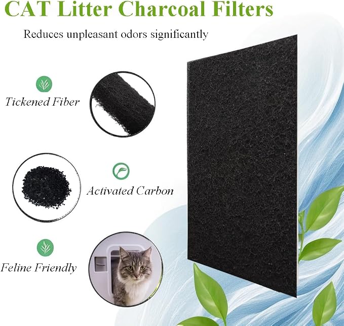 6 Pack Carbon Filters Compatible