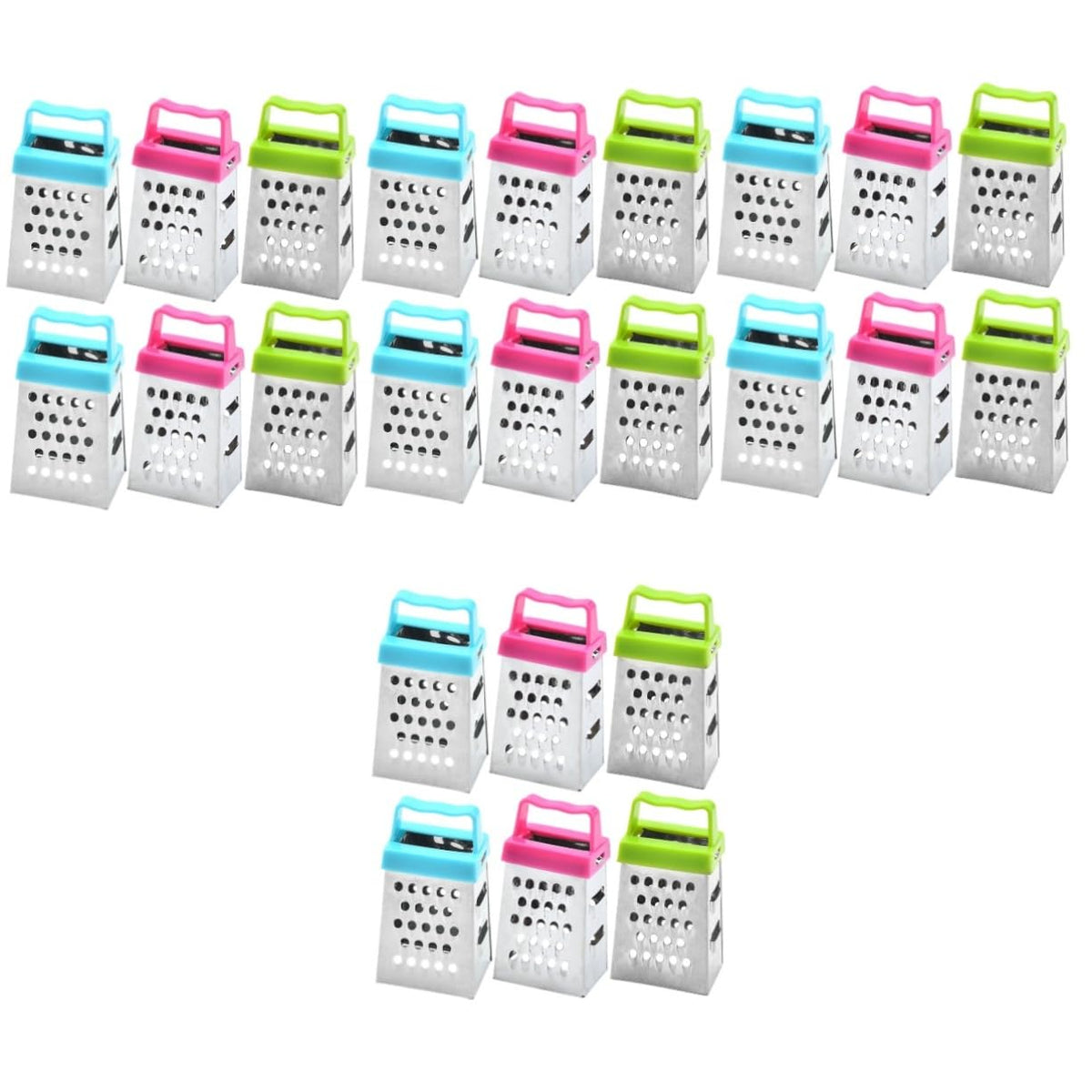 PRETYZOOM 18pcs Stainless Cheese Grater Fine Grater Slicer Vegetable Slicer Easy Peel