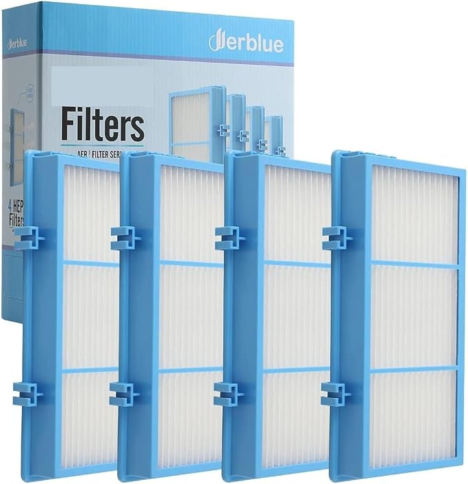 DerBlue 4pcs Replacement Filters Compatible