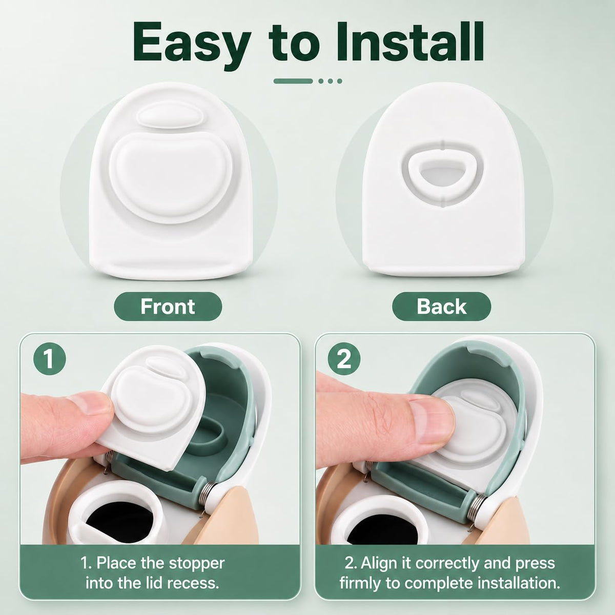 Joshey Rubber Seal Replacement Stopper for Owala FreeSip 24oz & 32oz Lids