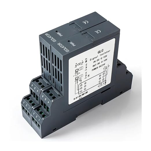 Analog Signal Isolator 4-20mA Signal Isolator Din Rail Mount 0.5% FS Precision