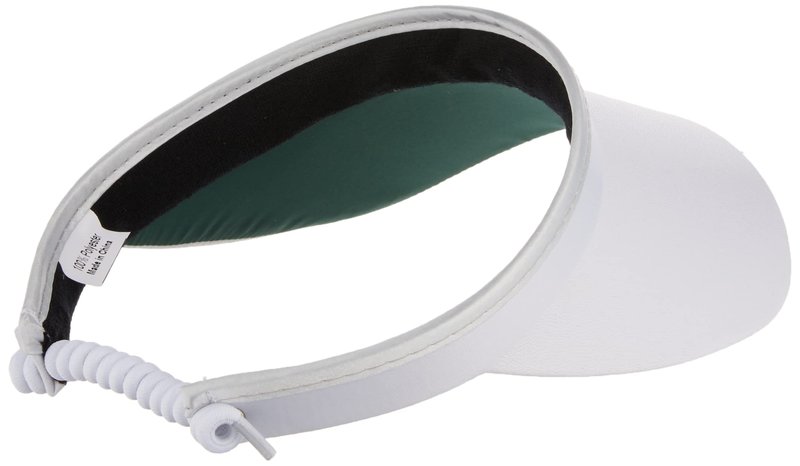 Glove It Womens Geo Mix Visor White, White Clear Dot