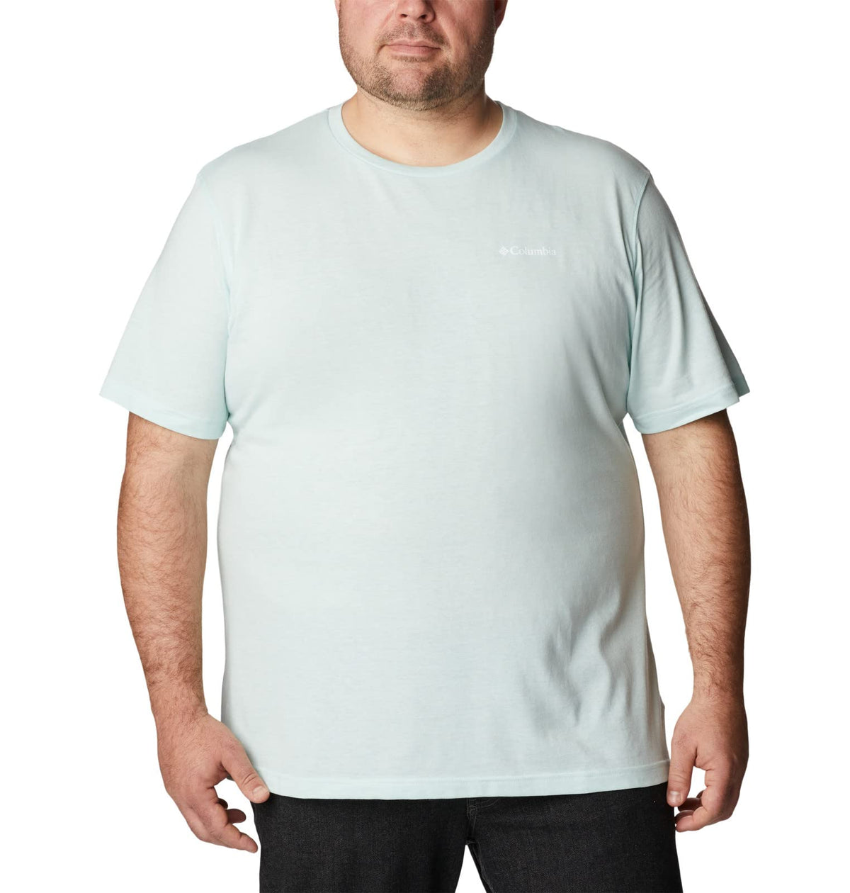 Columbia Men's Big & Tall Thistletown Hills Short Sleeve, ICY Morn Heather, 5X B&T