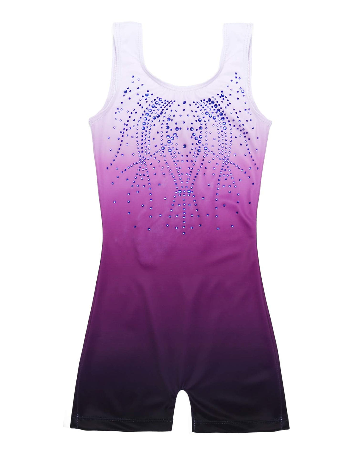 Zaclotre Kid Girls Gymnastic Leotard Sparkly Shiny Diamond Ballet Dance One Piece Outfit