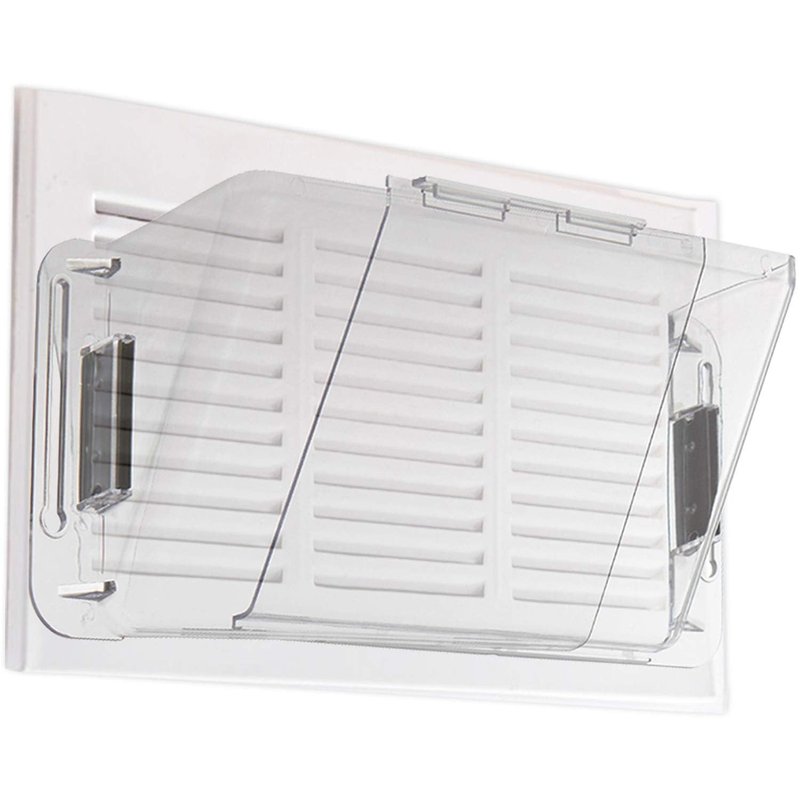 Home Intuition - Adjustable Magnetic Air Vent Deflector for Sidewall, AC, Ceiling and Vent Registers - Non-Melting, 10lb Pull Force - Fits 10-14 Inch (1 Pack)
