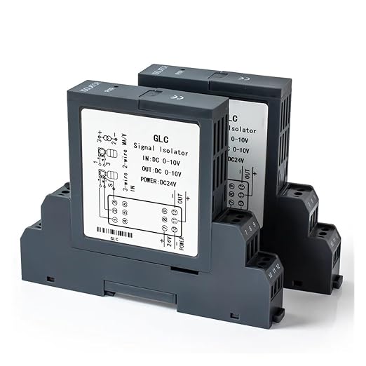 Analog Signal Isolator 4-20mA Signal Isolator Din Rail Mount 0.5% FS Precision