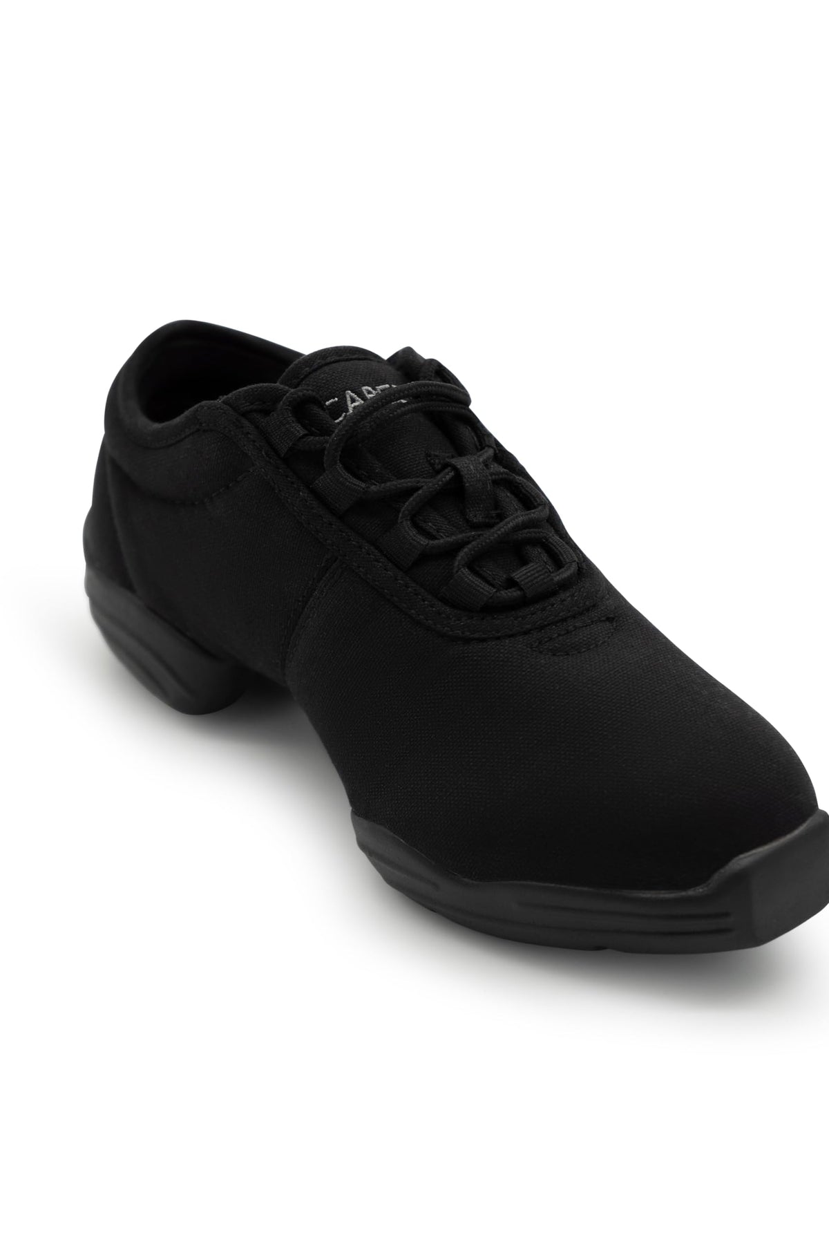 Capezio womens Canvas Sneaker dance shoes, Black, 11.5 US