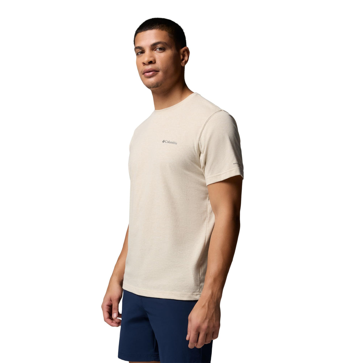 Columbia Men's Thistletown Hills Short Sleeve T-Shirt, Ancient Fossil Heather, 2X
