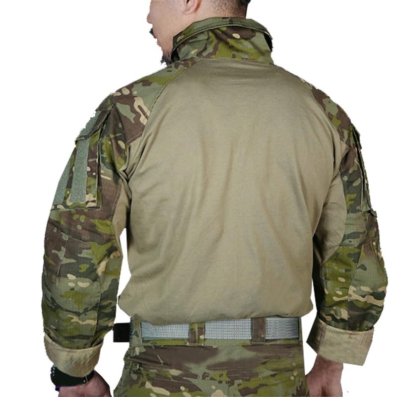 EMERSONGEAR Men's Tactical Shirt,Airsoft Combat Army Paintball Quick Dry Long Sleeve BDU T-Shirt Top