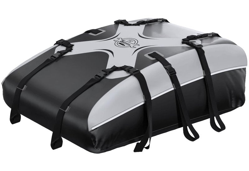 Sailnovo Rooftop Cargo Carrier Roof Bag,20 Cubic feet Soft PVC Waterproof Roof Bag for Most Vehicles with/Without Rack with Strap,Anti-Slip Mat,Padlock,Foldable Car Top Carrier for Road Trip Camping