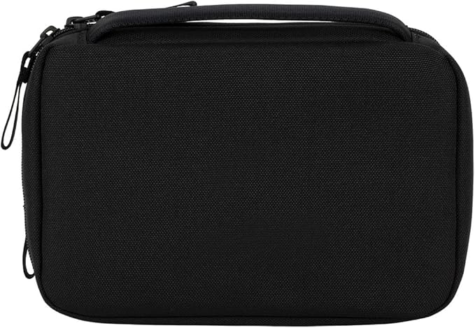 Incase A.R.C Accessory Organizer - Electronic Organizer Travel Case + Cord Storage - Efficient Cable Management - Compact & Durable Electronics Organizer, Black (10 x 3 x 2 in)
