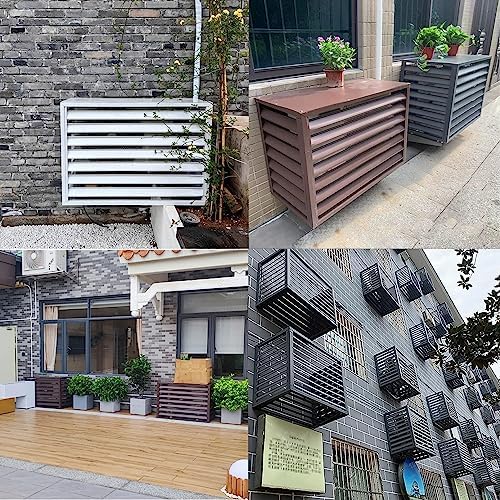 Aluminum Air Conditioner Cover, Privacy Fence Screen, Outdoor Condenser