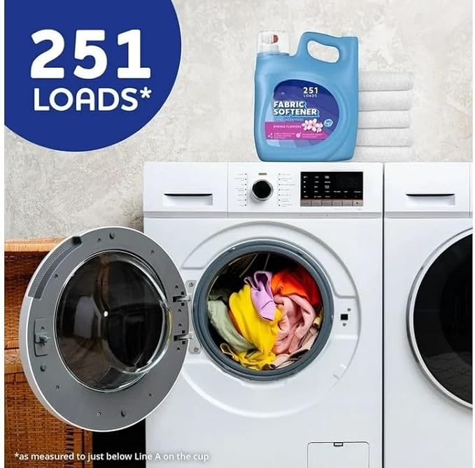 Liquid Fabric Softener, Spring Flowers, 251 loads, 170 fl. oz.