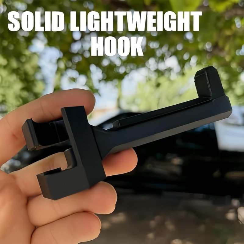 Bow Hanger for Truck - Headrest Mount Archery Holder, not 3D Printed,Universal Easy On/Off Accessories for Car SUV Jeep, Hands-Free Vehicle Organizer for Compound & Recurve Bows (Black)