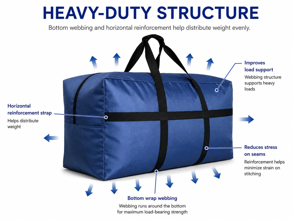 HaoHakka Extra Large Duffle Bag for Travel, Big XL Oversized Foldable Storage Bags with Reinforced Handles & Lockable Zipper - Pink, 100L