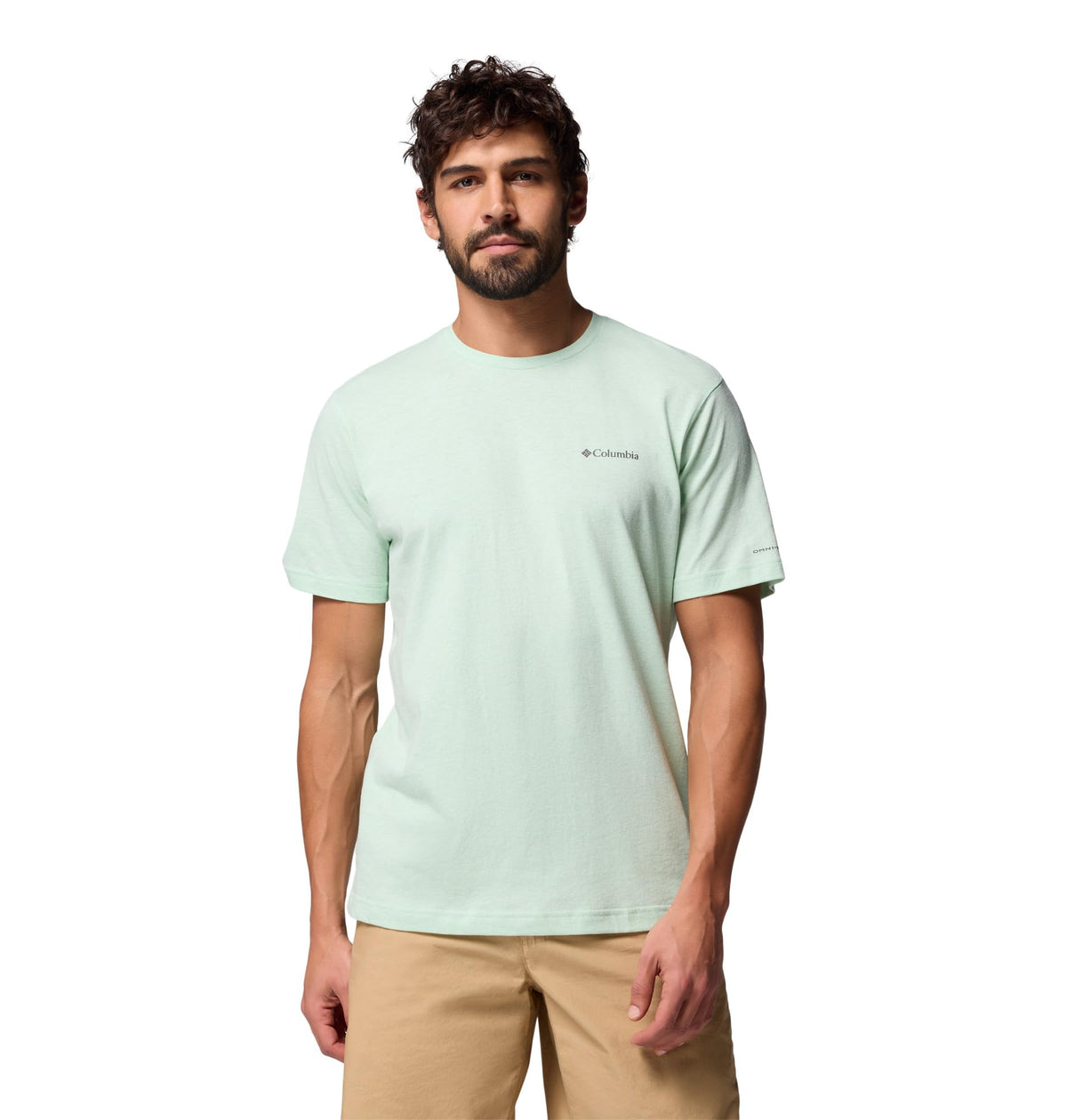 Columbia Mens Thistletown Hills Short Sleeve T-Shirt, New Mint Heather, X-Large