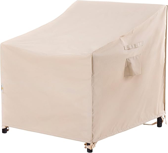 F&J Outdoors Patio Chair Covers Waterproof Outdoor Dining Chair Adirondack Chair Cover, 28" W x 30" D x 36" H