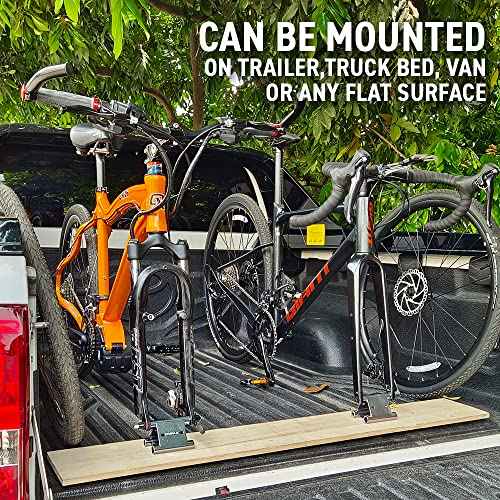 ONIPAX Triangle Bike Fork Mount Hitch Rack ; for 15mmx110mm, 12mmx110mm, 9mm x110mm