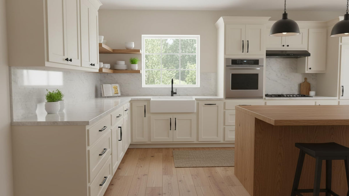 Alzassbg Matte Black Cabinet Pulls and Handles 10 Pack, AL3506MB