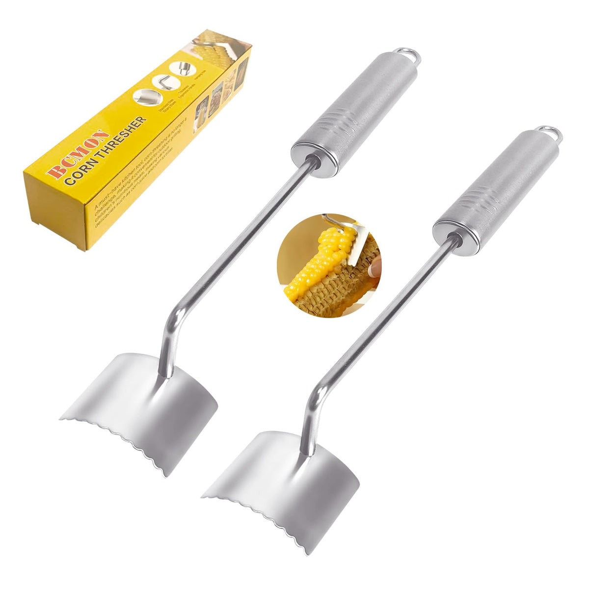 2 Pcs Corn Peeler for Corn on the Cob, Stripper, Remover