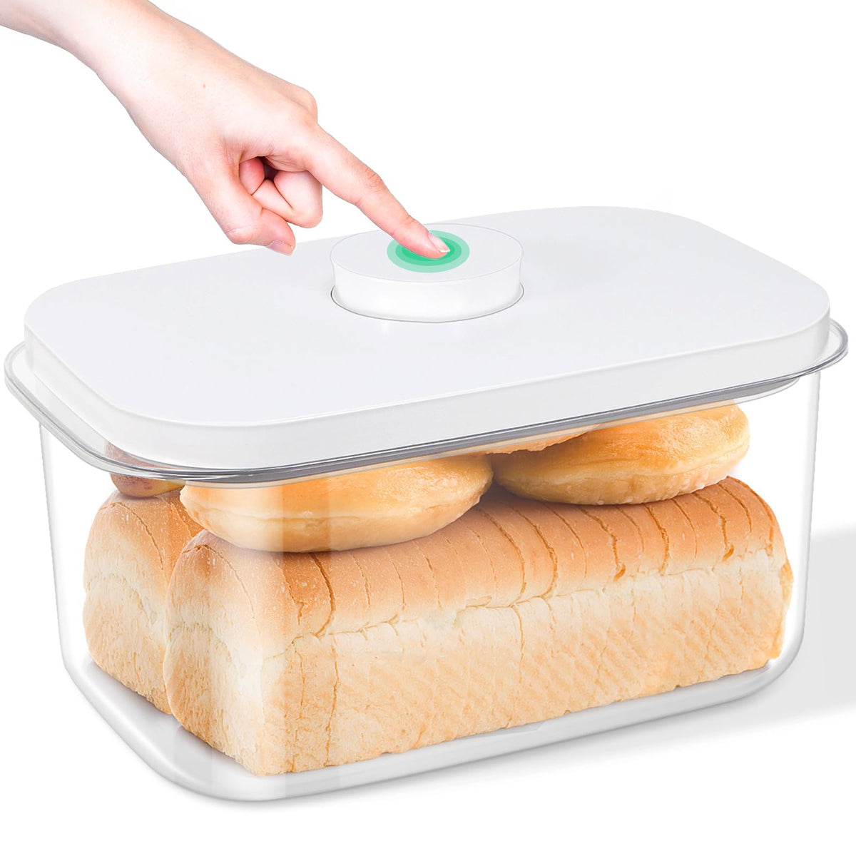 TBMax Large Flour Storage Container 10.56 Qt, 20 Lbs Rice Container with Pop Up Lid & Measuring Scoop for Flour, Cereal, Dry Food Storage and Kitchen Pantry Organization