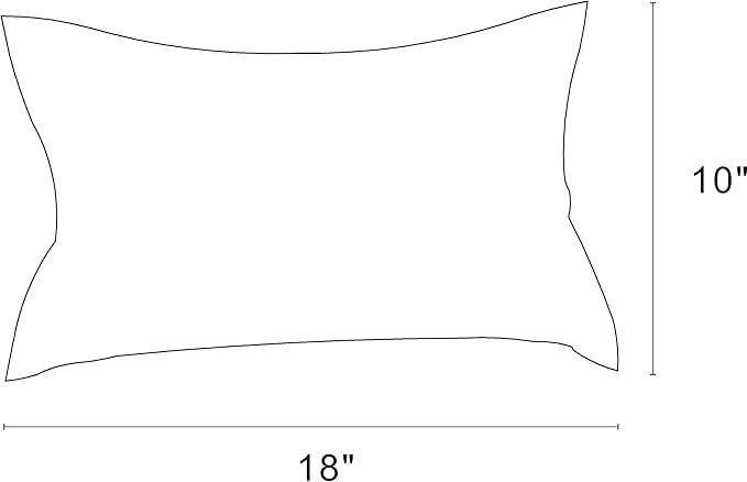 Indoor/Outdoor Decorative Lumbar Throw Pillows Water Resistant, 18"x10" Set of 2 for Patio Furniture Bolster Rectangle Pillows - Modern Grey