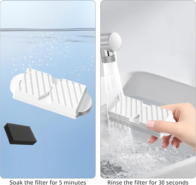 Cat Water Fountain Filters for 74oz/2.2L Ceramic Cat Water Fountain,