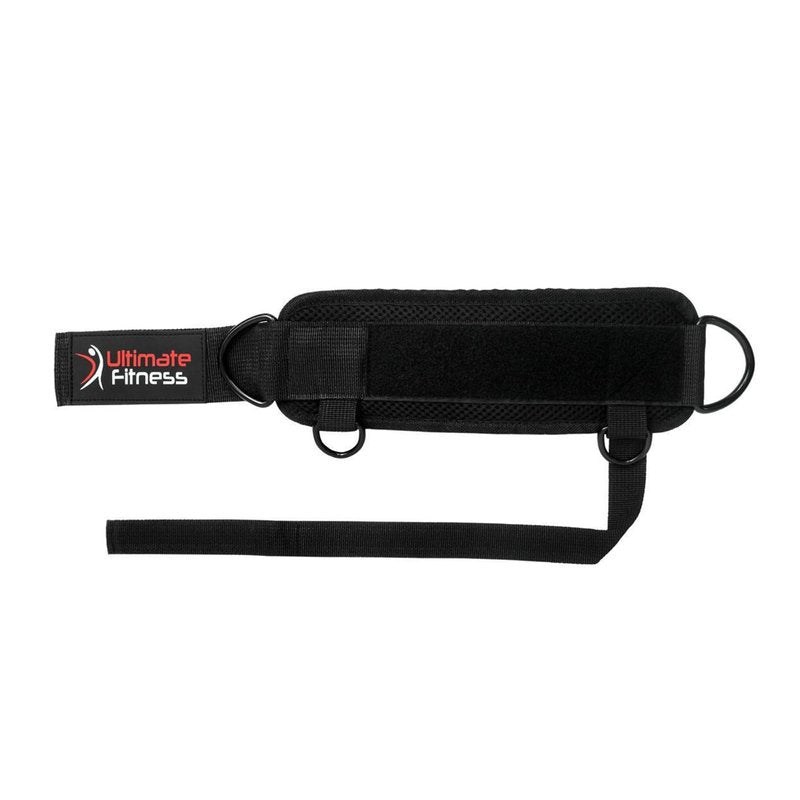Ultimate Ankle Strap for Cable Machines - Neoprene Padded Ankle Wrist Cuffs D-Ring Glute Kickback Booty Workouts, Leg Extension & Hip Abductors (Single)