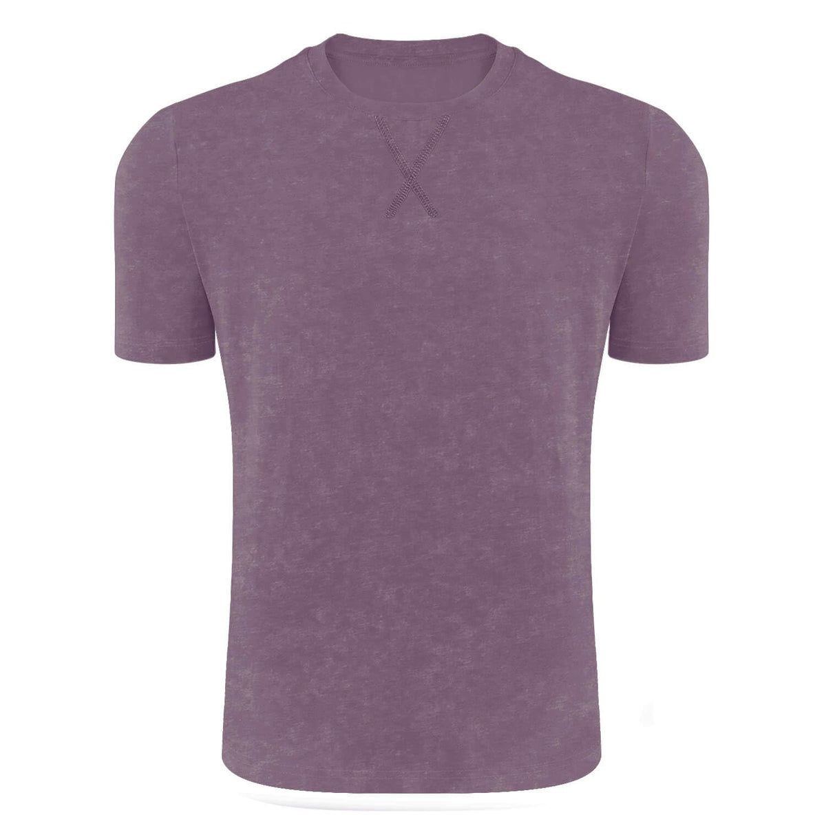 LOGEEYAR Men's Athletic Washed T-Shirts Basic Crew Neck Tees Tops Casual Distressed Cotton T Shirts for Men Purple