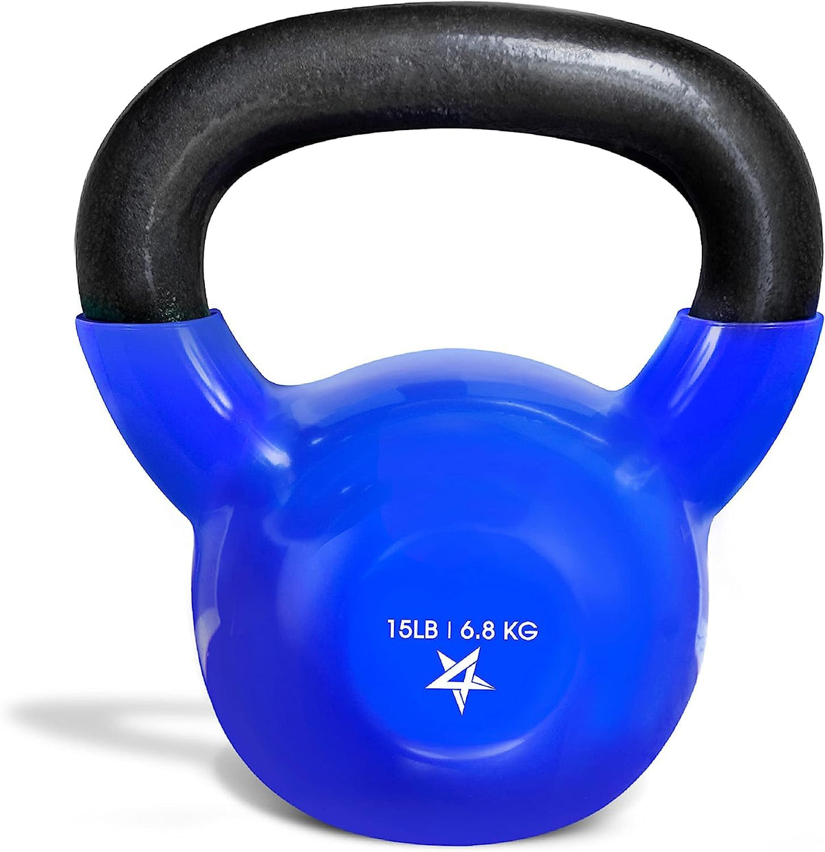 Yes4All Kettlebell, 5-100 LB Vinyl Coated Cast Iron Strength Training Kettlebells for Home Gym Exercises, Fitness, Full Body Workout Equipment, Push Ups, and Grip Strength