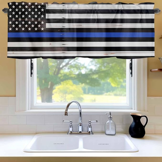 American Flag Valances for Windows, 1 Panel