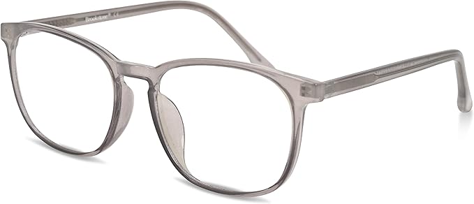 Brookstone Blue Light Blocking Glasses For Women and Men Computer Gaming Eye Protection UV Blocker With Pouch Cloth and Spray