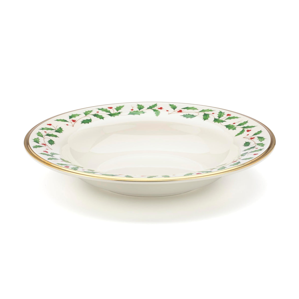 Lenox Holiday Porcelain Christmas Salad Plate Set for 4