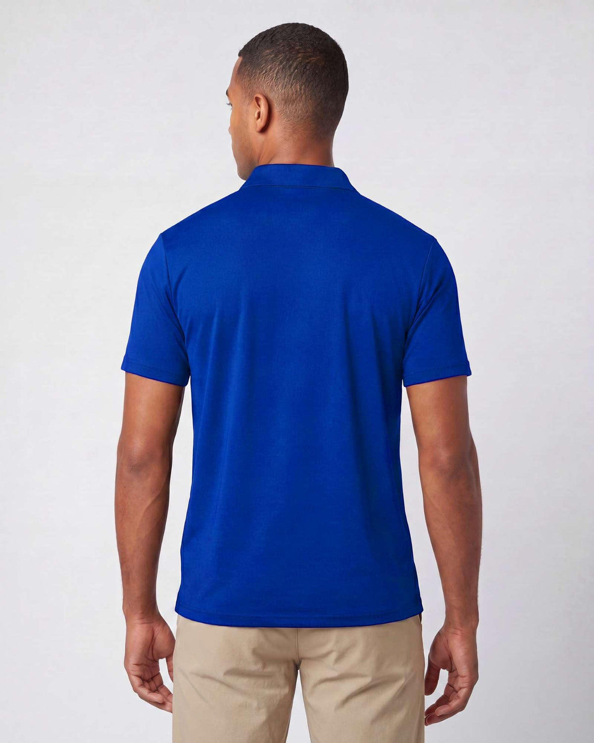 Real Essentials 3 Pack: Men's Short Sleeve Golf Polo Casual Workout Sports Moisture Wicking Collared Shirt (Big & Tall)