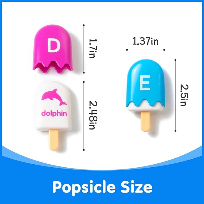 ABC Popsicles – Alphabet Learning Toys, Preschool Educational Toys for Classroom - Fun and Engaging Matching Game