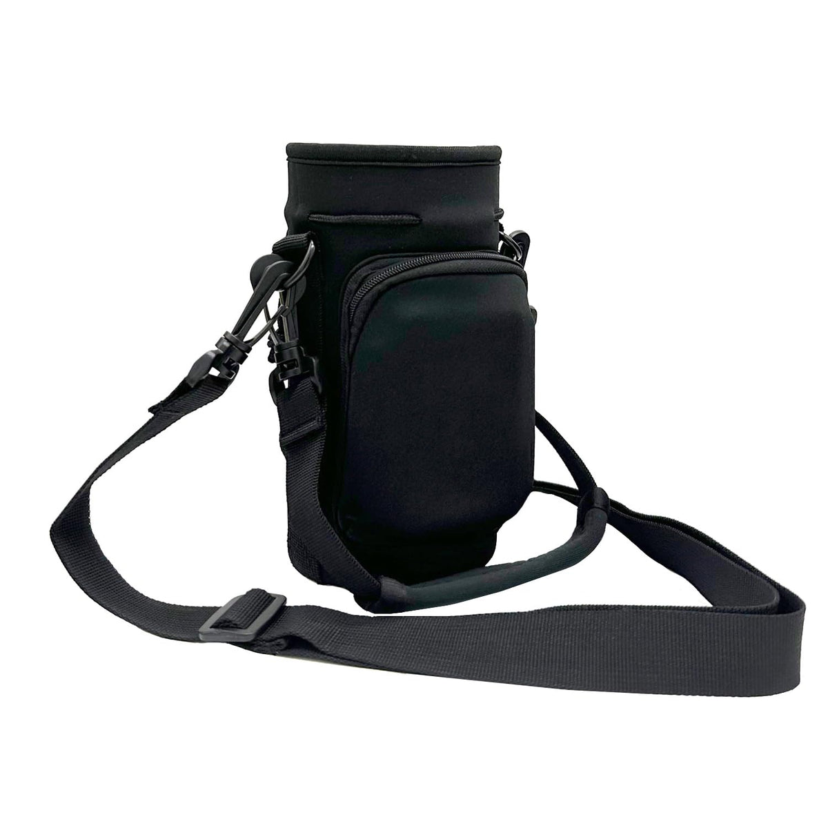 Wanty Neoprene 32 Oz Insulated Water Drink Bottle Cooler Pocket Carrier Sleeves Tote Bag with Adjustable Straps for Climbing Cycling and Running Outdoor Activities (32 Oz)