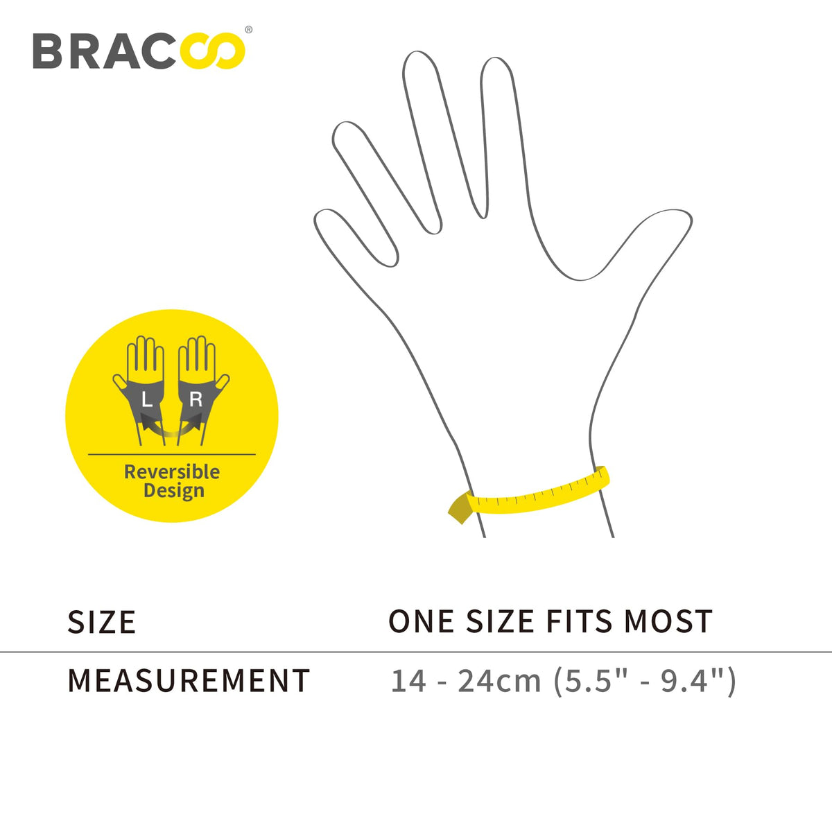 Bracoo Carpal Tunnel Wrist Brace with Compression Wrap