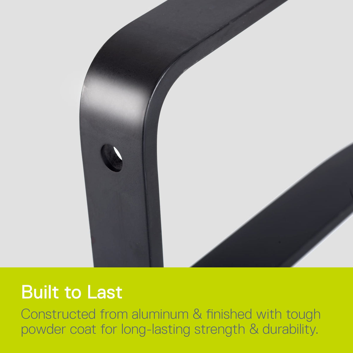 Bike Wheel Hitch by Delta Cycle - Mounts On Any Flat Surface - Aluminum Rack with Built-in Locking Option for Holding The Front Wheel - Safe & Secure Transport for Any Bicycle