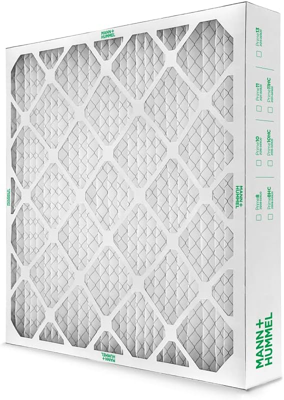 Mann+Hummel 20x25x4 MERV 8 Pleated HVAC AC Furnace Air Filters. 2 Pack.