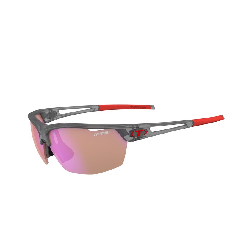 Tifosi Optics Navar Sunglasses (Satin Vapor, AC Red)